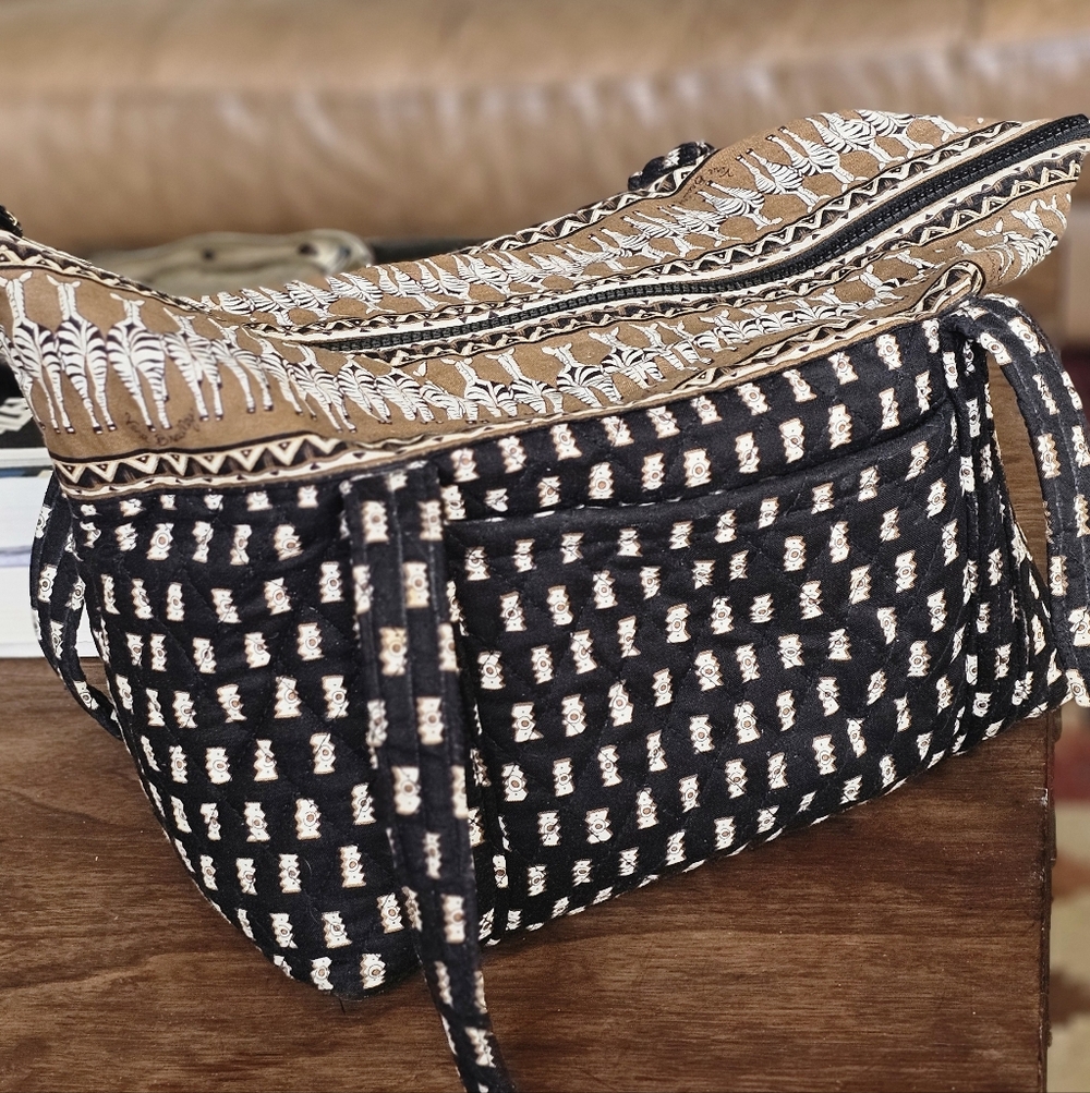 Vera Bradley Zebra Tote Bag - Picture 2 of 6